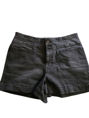 Maurices Black High-Waist Utility Shorts
